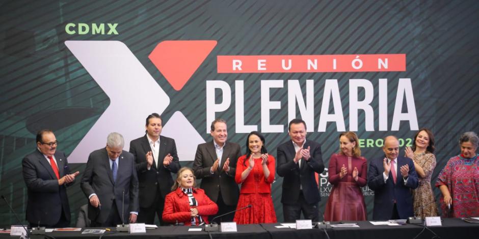 Senadores del PRI preparan estrategia de apoyo a campaña de Alejandra Del Moral