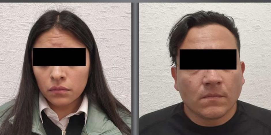 Ana Karen "N" y Juan Carlos "N", vinculados a proceso por autoridades mexiquenses.