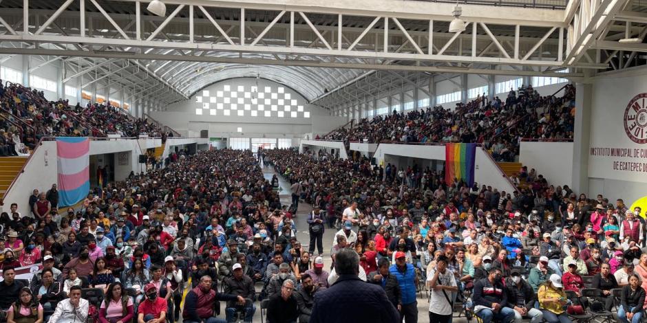 Asambleas ciudadanas en apoyo a la jefa de Gobierno de la Ciudad de México, Claudia Sheinbaum, rumbo a la encuesta de Morena.