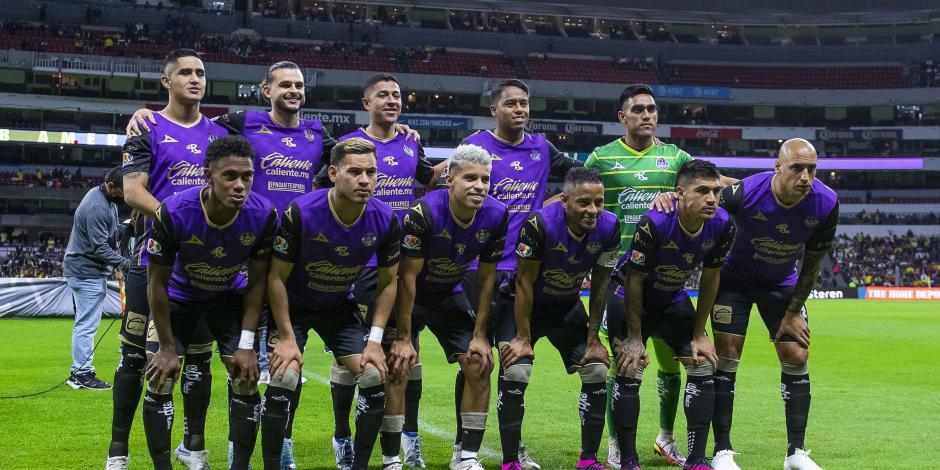 El equipo de Mazatlán FC antes de un partido del Clausura 2023 de la Liga MX