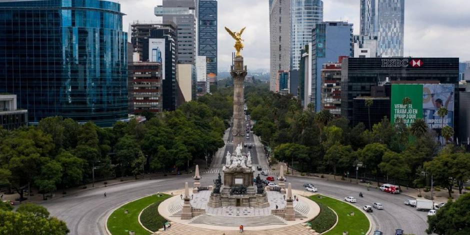 Paseo de la Reforma, en la Ciudad de México.