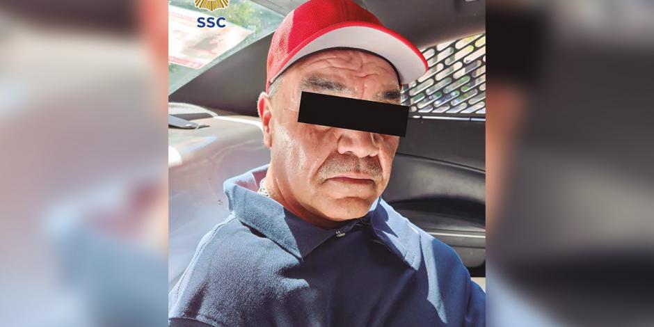 Carlos Caro Quintero fue detenido por elementos de la SSC en un auto de lujo, en Lomas de Chapultepec.