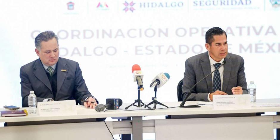 Edomex e Hidalgo coordinan trabajos para garantizar seguridad en zona centro del país.