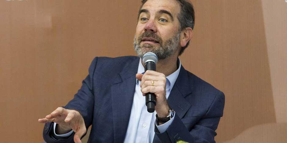 El consejero presidente del Instituto Nacional Electoral (INE), Lorenzo Córdova