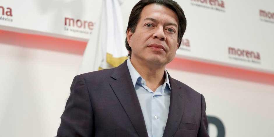 El presidente nacional de Morena, Mario Delgado.