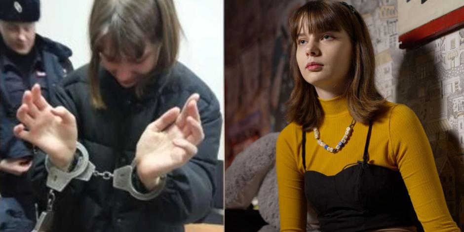 Olesya Krivtsova, joven rusa de 20 años, fue detenida por el Kremlin por desacreditar al Ejército ruso y justificar el terrorismo en sus redes sociales