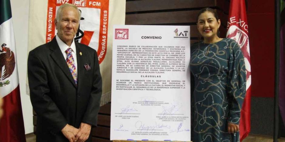 Alcaldía Tlalpan firma convenio para reforzar protección y cuidado animal.