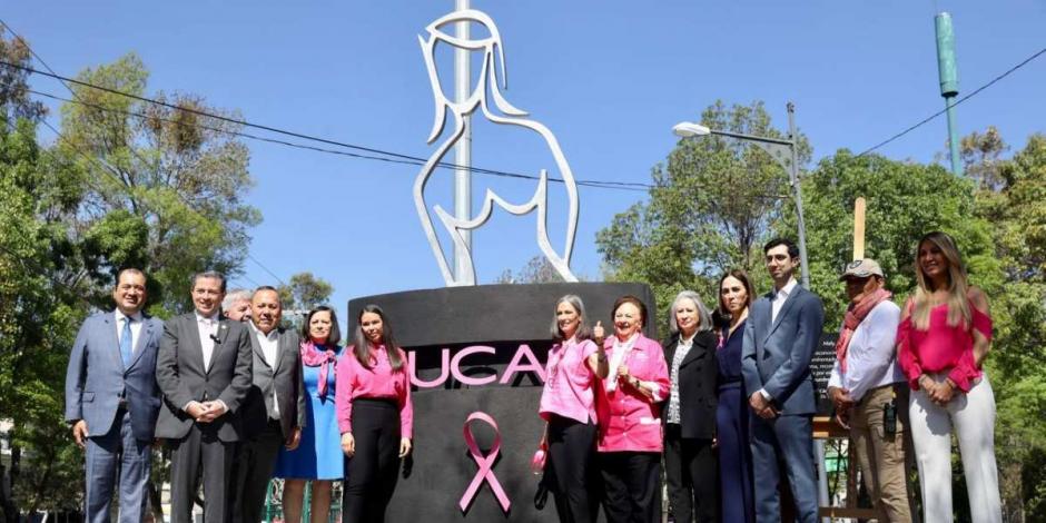 Alcaldía Coyoacán homenajea a mujeres que lucharon contra el cáncer.