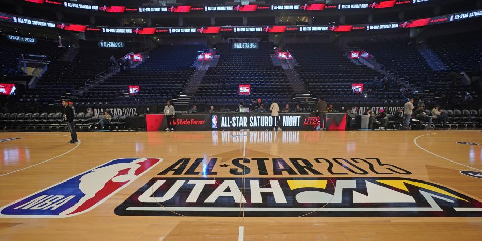 El Vivint Arena es sede del fin de semana del Juego de Estrellas 2023 de la NBA