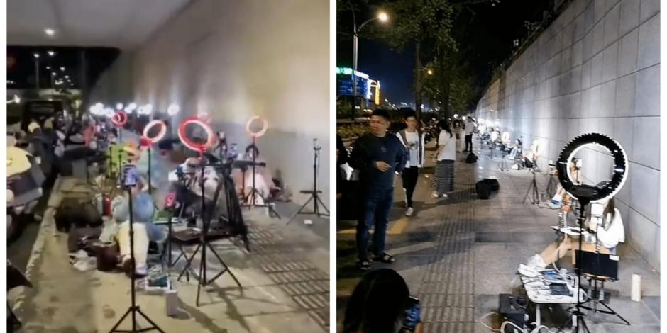 Streamers inundan las calles de china.