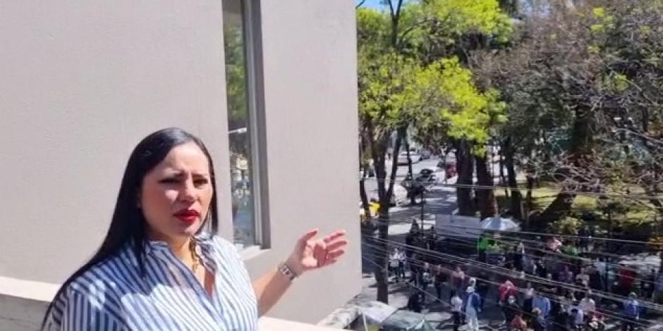 Sandra Cuevas afirma que pese a manifestaciones contra "la contaminación auditiva" no va a permitir que sigan los bailes en la Alameda de Santa María La Ribera