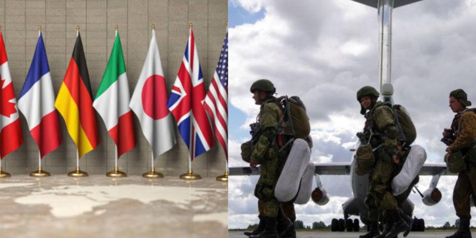 El G7 amenaza con sancionar a países que den apoyo militar a la "guerra ilegal" de Rusia contra Ucrania