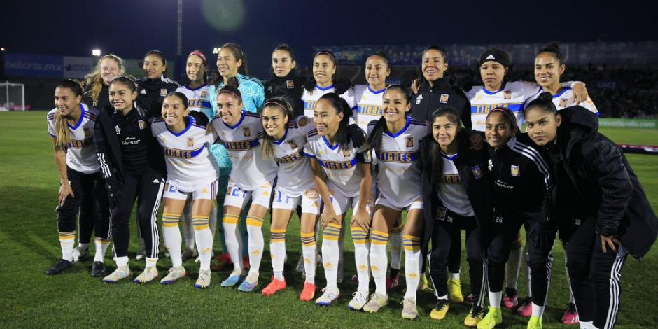 El equipo de los Tigres para la Liga MX Femenil