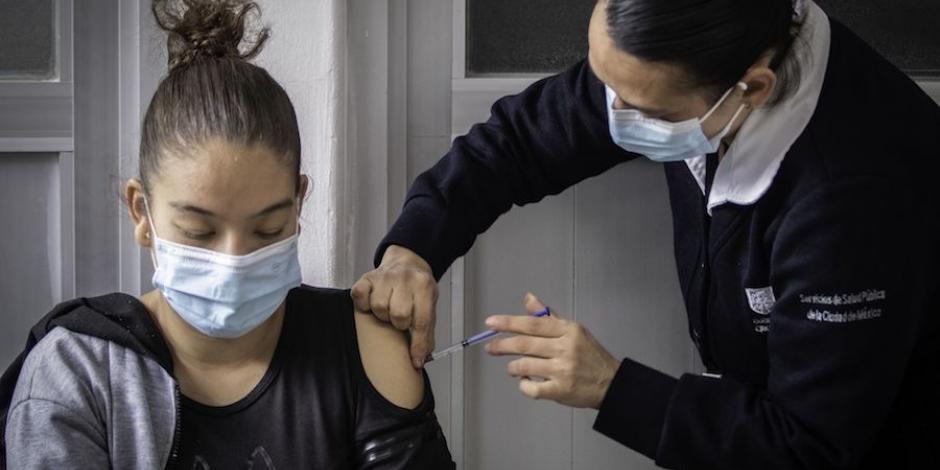 Jornada de vacunación contra Covid en la Ciudad de México, el pasado 10 de enero.