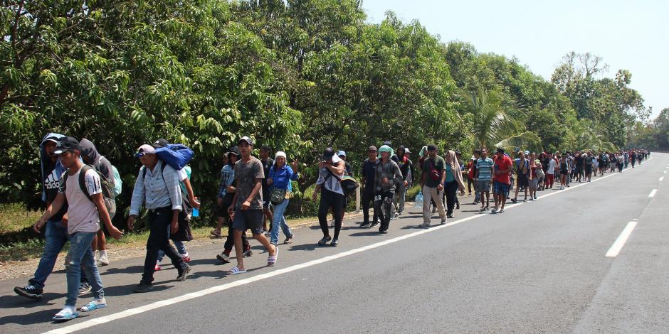 Grupos migrantes anuncian salida de Tapachula a CDMX