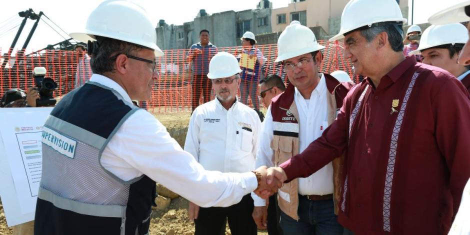 Avanza construcción de nuevo hospital del ISSSTE en Tampico.