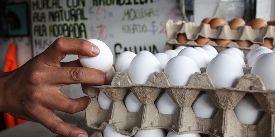 El precio del huevo ha variado desde principios de febrero