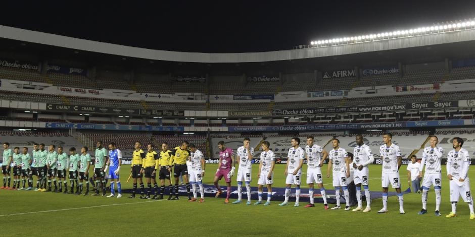 El Estadio Corregidora previo a un partido de Querétaro como local en el Torneo Clausura 2023 de la Liga MX.