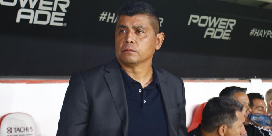 Marco Antonio Ruiz durante el partido entre Necaxa y Tigres, en la Jornada 10 del Torneo Clausura 2023 de la Liga MX