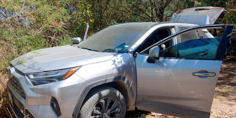Cinco de los vehículos asegurados por la Fiscalía de Guerrero contaban con reporte de robo.