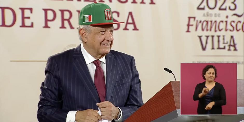 AMLO mandó su apoyo a la selección mexicana de cara a su participación en el Clásico Mundial de Beisbol.
