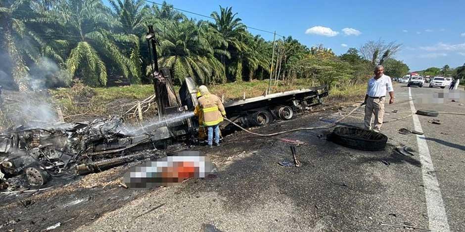Accidente carretero deja 7 muertos en Chiapas