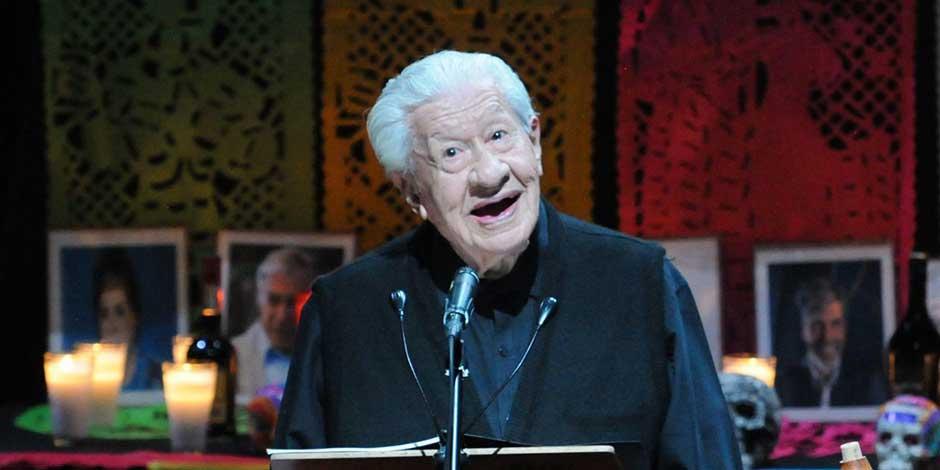 En el Palacio de Bellas Artes se realizará un homenaje este domingo a Ignacio López Tarso, quien falleció ayer a los 98 años