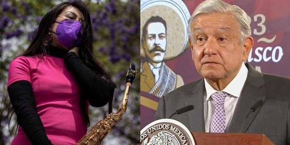 En casos de feminicidios no habrá tolerancia a la impunidad, advierte López Obrador: En Oaxaca, retiran caso de saxofonista a Juez