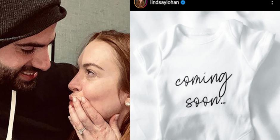 Lindsay Lohan anuncia que será mamá por primera vez.