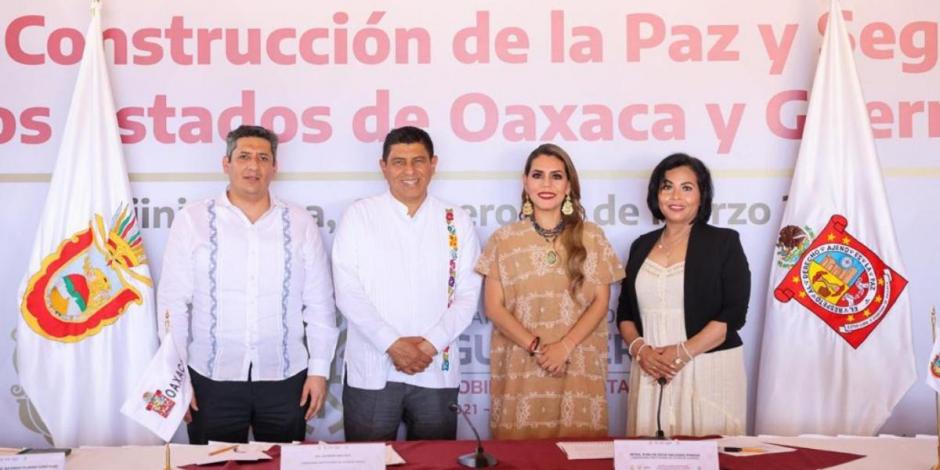 Guerrero y Oaxaca suman esfuerzos en materia de seguridad.