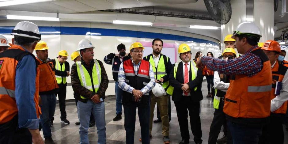 Consejo Consultivo del Metro recorre instalaciones de la renovada Línea 1.