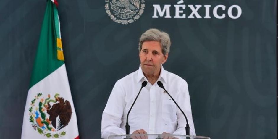 John Kerry, reconoce el liderazgo de AMLO, al sostener que el Presidente de México se quiere deshacer de algunos de los errores del pasado para promover los intereses del pueblo