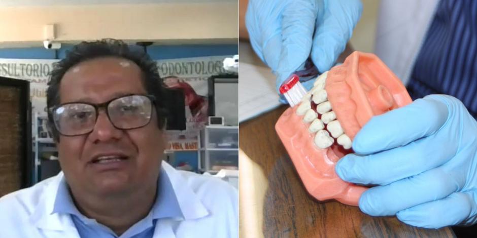 Alexiei Constantino, cirujano dentista, explicó las principales formas de cuidar la salud bucal.