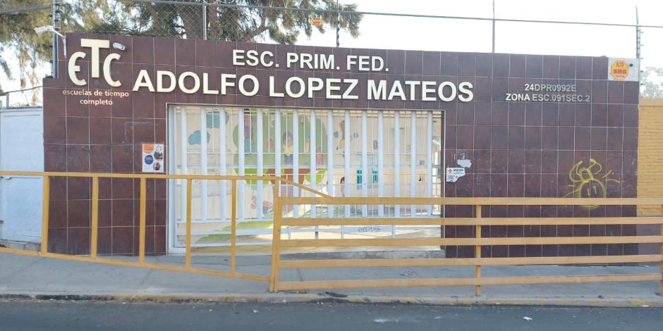Plantel escolar en San Luis Potosí.