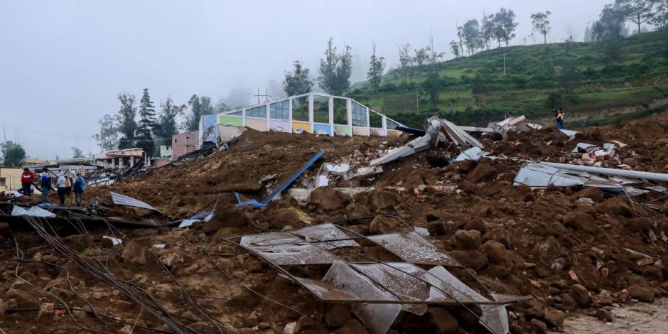 Ecuador sufre otro incidente por desastre natural.
