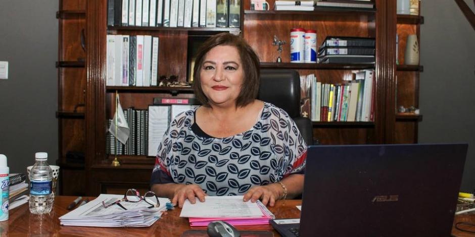 Guadalupe Taddei Zavala, consejera presidenta del INE, destacó que en el Edomex habrá un cambio democrático.