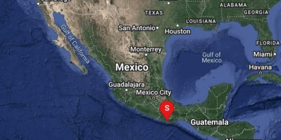 Se registra sismo magnitud 5.5 con epicentro en Oaxaca.