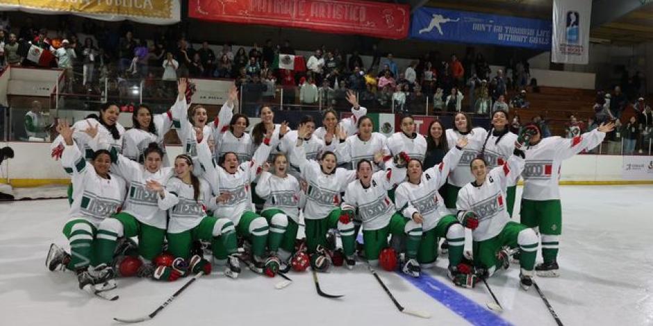 La Selección Mexicana de Hockey sobre Hielo Femenil disputa esta semana el Campeonato Mundial División II en la Ciudad de México.