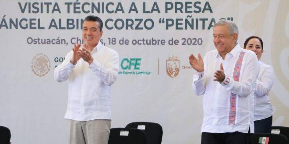 En Twitter, el gobernador chiapaneco resaltó las acciones para que el litio se consolide como propiedad del pueblo, las inversiones en Pemex y el fortalecimiento al sector eléctrico.