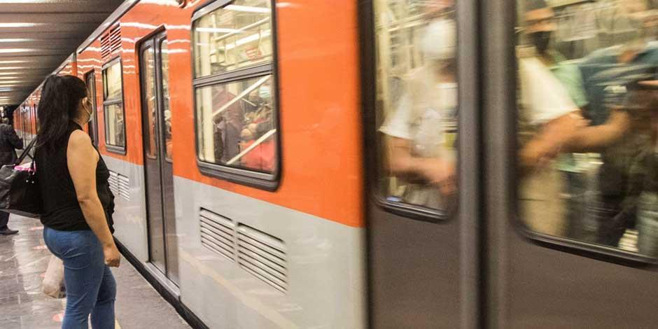 Metro reporta avance lento de trenes en 4 líneas