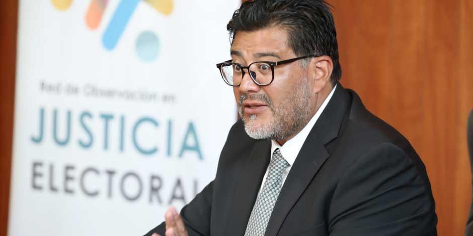 En la imagen, el magistrado presidente del TEPJF, Reyes Rodríguez Mondragón