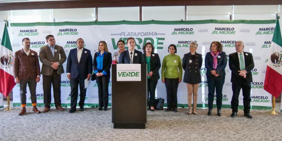 Marcelo Ebrard es el candidato impulsado por Plataforma Verde rumbo a elecciones de 2024.
