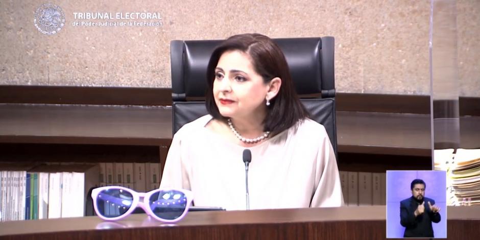 La magistrada electoral, Mónica Soto, afirma que el debate sobre la reforma al Tribunal Electoral no es si se toca o no las funciones del órgano electoral, sino los derechos