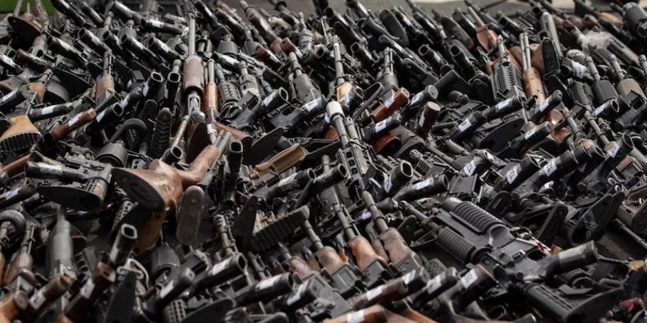 Armas ilícitas provienen de EU, Brasil y Europa: Sedena