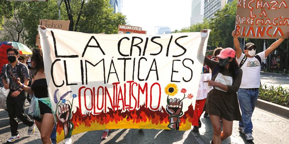 El 25 de marzo del 2022 se realizó la última marcha contra el cambio climático en el Zócalo capitalino, desde ese entonces no se han registrado protestas de colectivos.