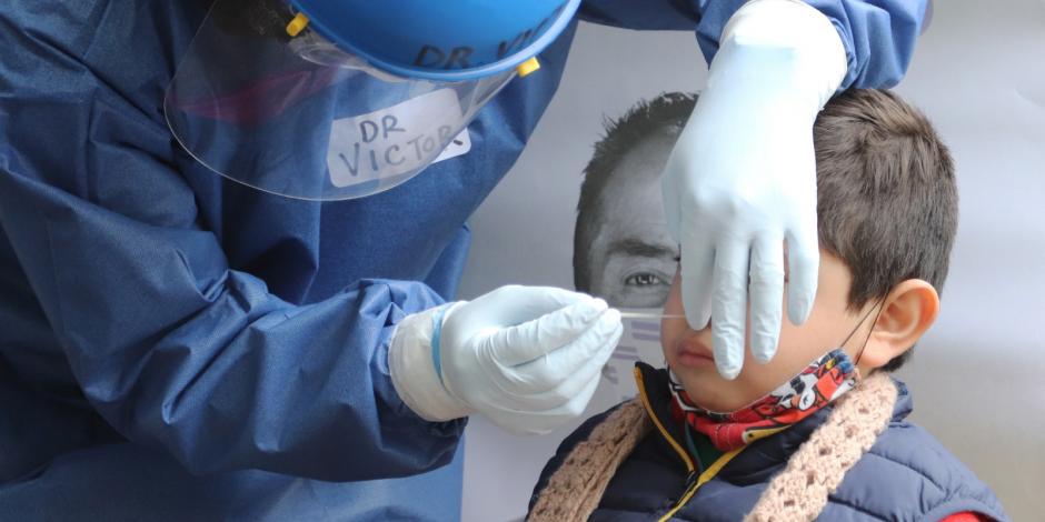 Desde el inicio de la pandemia, en México 114 mil 098 menores se contagiaron de COVID-19.