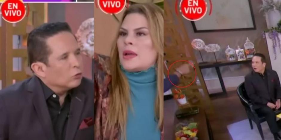 Gustavo Adolfo Infante afirma que el esposo de Mary Boquitas le iba a pegar en VIVO (VIDEO)
