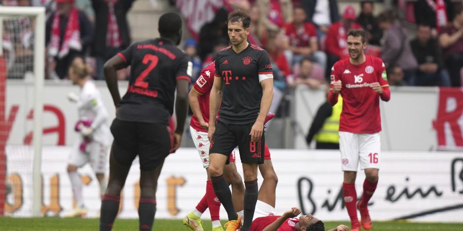 Jugadores del Bayern Múnich tras la derrota