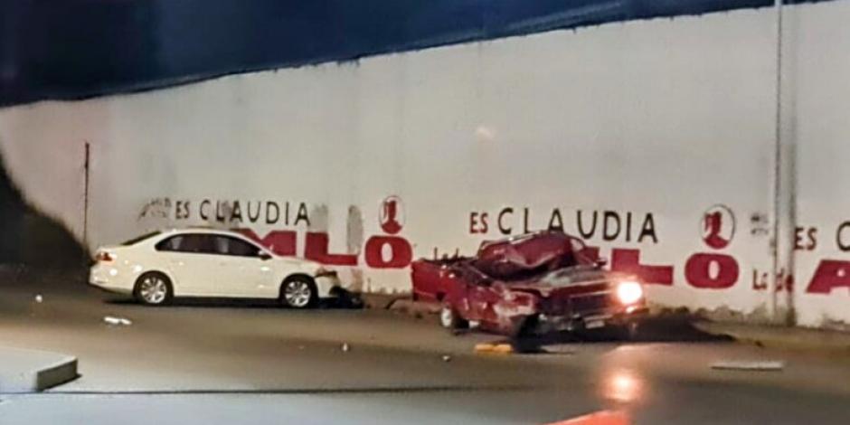 Accidente en autopista Puebla-Orizaba dejó un muerto y un herido.