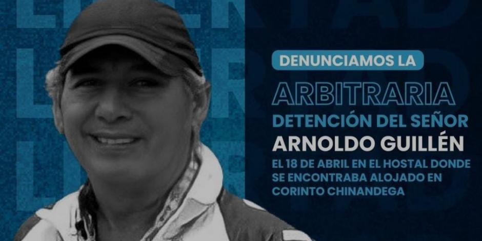 Denuncian arresto político de un mexicano en Nicaragua.